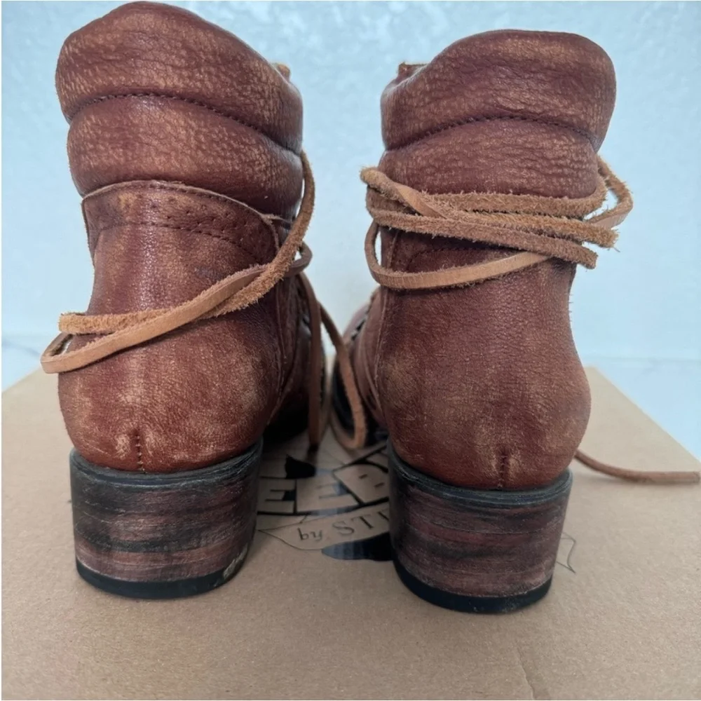 Freebird Gage Sz 7 Boots Cognac